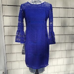 Crochet Overlay Dress